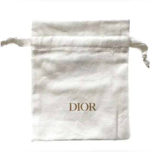 NEW Dior White Drawstring Jewelry Pouch - Picture 2 of 5